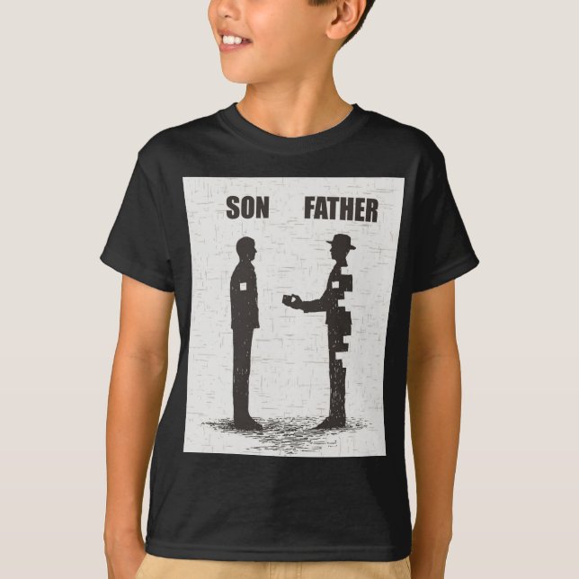 Son och Far T Shirt (Framsida)