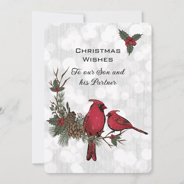Son och Partner Red Cardinal-jul (Framsida)