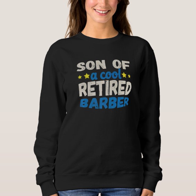 Son of a Cool Retired Barber   T Shirt (Framsida)