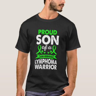 Son Of Non Hodgkin Lymphoma Warrior Awareness Gree T Shirt