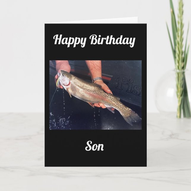 **SON** PÅ BIRTHDAG KORT (Framsida)