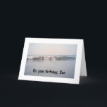 SON-RIDE WAVE OCH HA ROLIGT BIRTHDAY KORT<br><div class="desc">I år skickar du ditt SON-kort till ge och visar honom hur mycket du hoppas att verkligen njuter av sin speciella dag :)</div>
