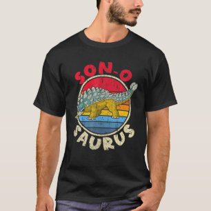Son Saurus I Ankylosaurus Dinosaur I Family Matchi T Shirt