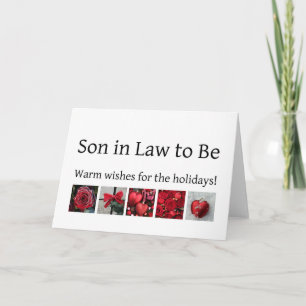 son som enligt lag ska vara God jul-kort Helgkort