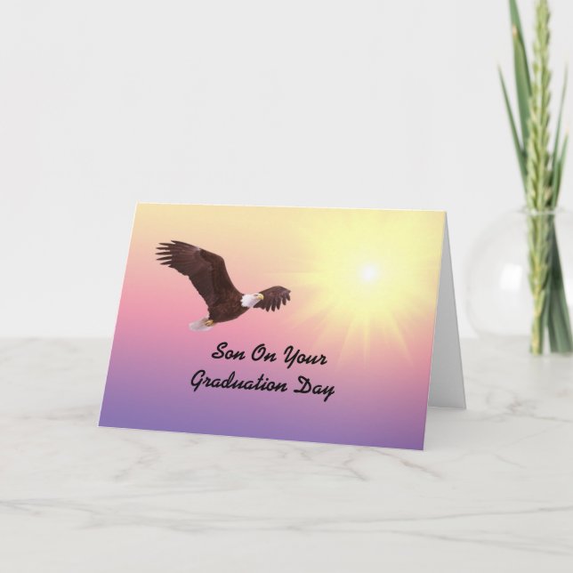 Son Studenten Eagle Kort (Framsida)