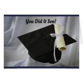 Son Studenten Hälsningskort