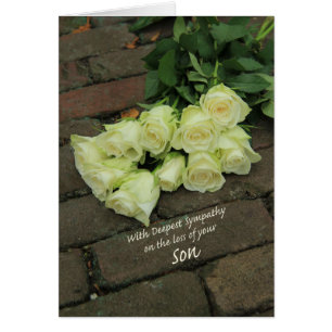 son Sympathy Card med Ro OBS Kort
