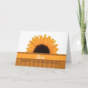 Son Thanksgiving Card Helgkort