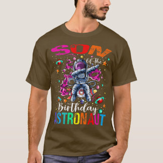 Son till Astronaut Boy Space Theme Kids från födel T Shirt
