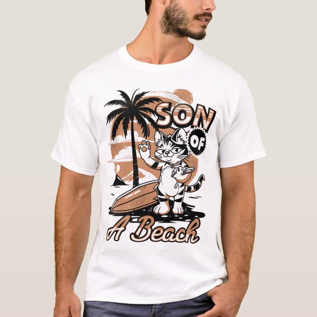 Son till Beach T Shirt (Framsida)