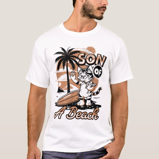 Son till Beach T Shirt (Framsida)