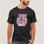 Son till Birthday Angel Girls Party T Shirt<br><div class="desc">Son till födelsedagstorgen Angel Girls Party.</div>