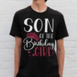 Son till Birthday Girl Customized Squad Matching T Shirt<br><div class="desc">Tittar du en födelsedagskjorta som gör party färdigt? Titta bara på våra matchande besättningsskjortor! Dessa snyggtar är perfekter för alla födelsedagsfester. Våra matchande skjortor är en underbar gåva till dina vänner och familj och kan användas tillsammans som en grupp eller grupperas som en gruppgaranti. Med så många designers att välja...</div>