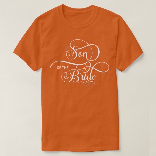 Son till Briden (Bröllopsfest) T Shirt (Design framsida)