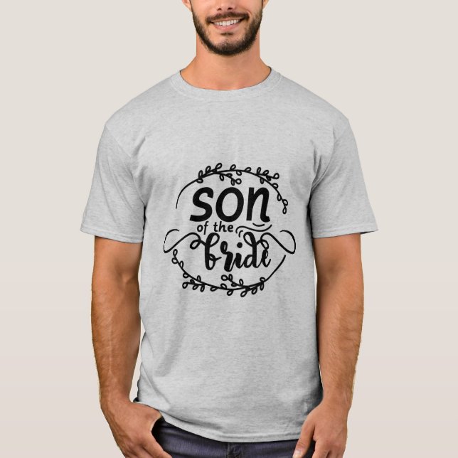 Son till bruden t shirt (Framsida)