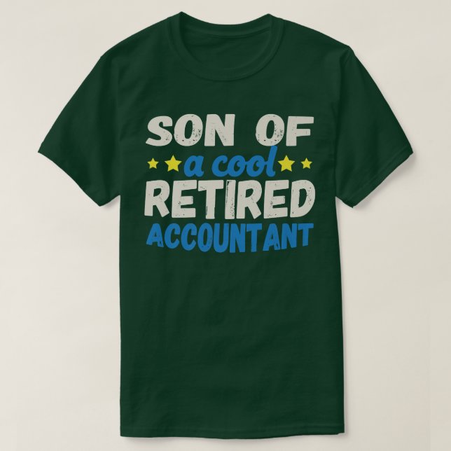 Son till Coolans pensionerade revisor T Shirt (Design framsida)