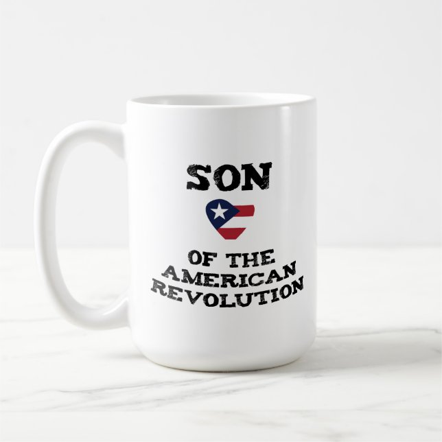 Son till den amerikanska Revolutionen USA Star Eag Kaffemugg (Vänster)