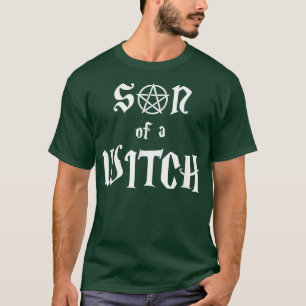 Son till en häxa med Pentagram T Shirt