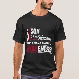Son till en krigare som stöder munhustru och Nacke T Shirt