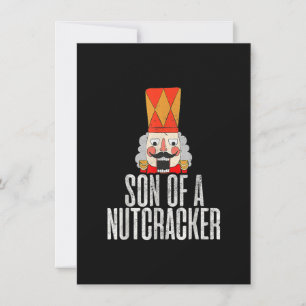 Son till en Nutcracker-finare jul Deez Nöt Julafto Inbjudningar