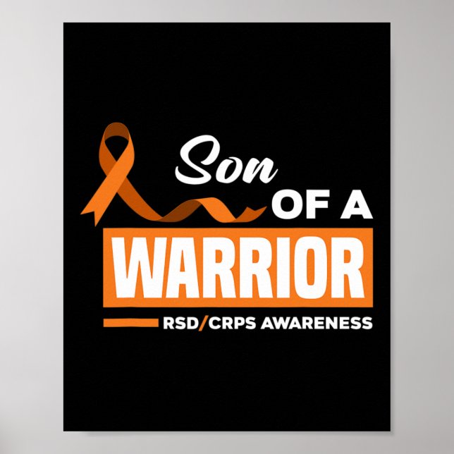Son till en Warrior RSD CRPS-medvetenhet Poster (Framsidan)