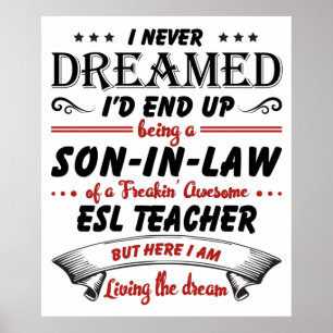 Son till Fantastisk ESL-läraren Poster