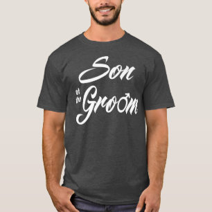 Son till Groom-Bröllopsfesten Funny Matchande Möhi T Shirt