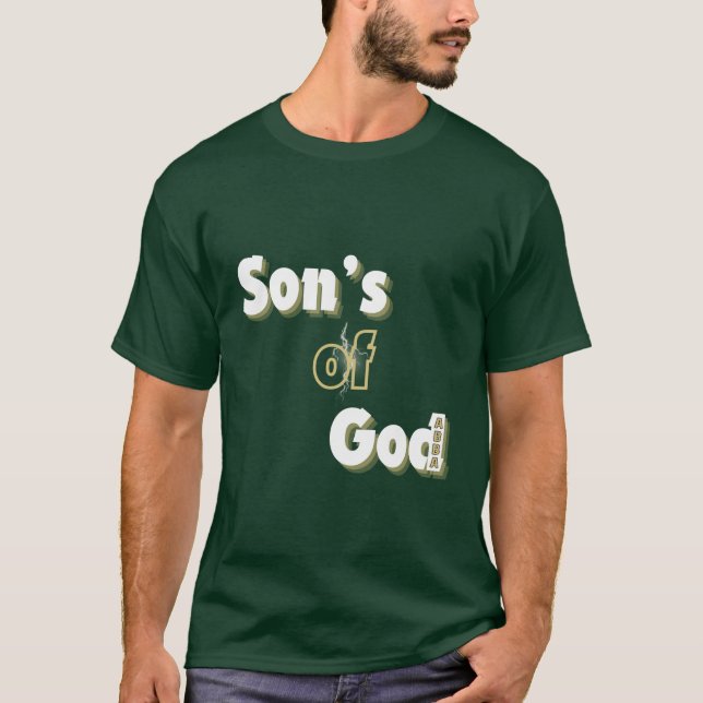 Son till Gud/Abba T-Shirt (Framsida)