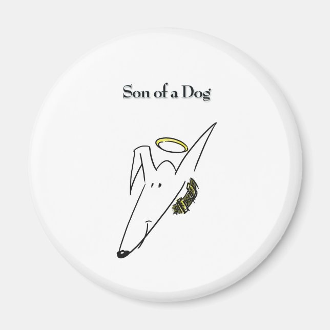 Son till Hund Magnet (Framsidan)