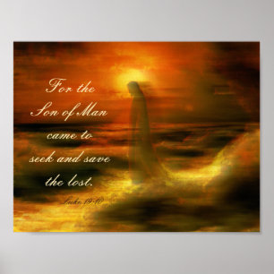 Son till Man sökte och Spara Borttappaden, Luke 19 Poster