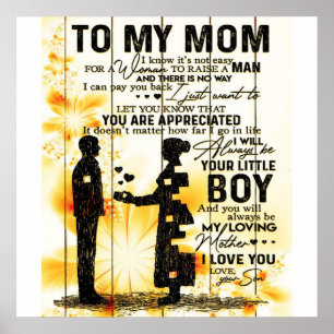 Son till min Mamma Brev Ny hembiträde Poster