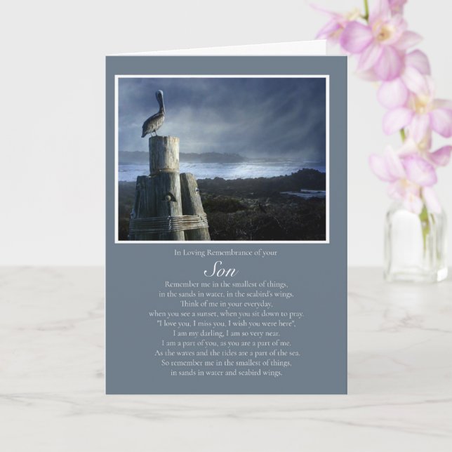 Son till minnet av Passing Andlig Kort (Orkide)