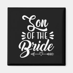 Son till Möhippan för Bride Bröllopsfest Family Sh Magnet