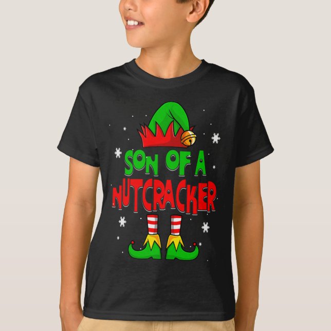 Son till Nutcracker - jul T Shirt (Framsida)