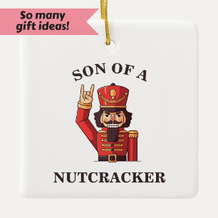 Son till Nutcracker Julgransprydnad Keramik