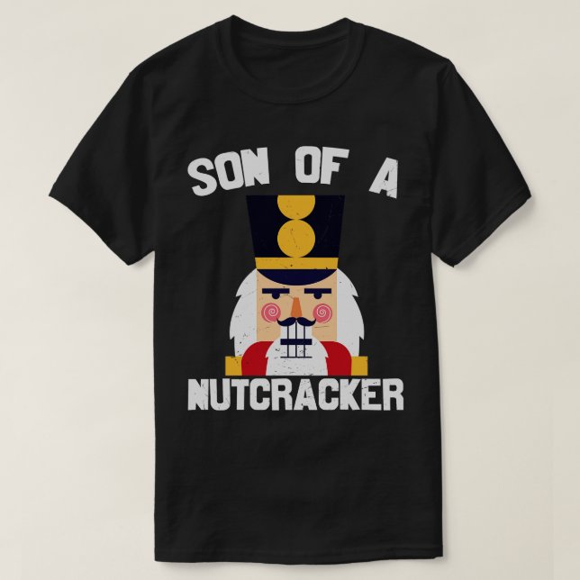 Son till Nutcracker Nutcracker Ansikte T Shirt (Design framsida)