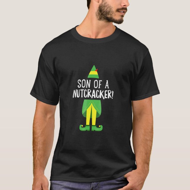 Son till Nutcracker! T-Shirt Elf julklapp T (Framsida)