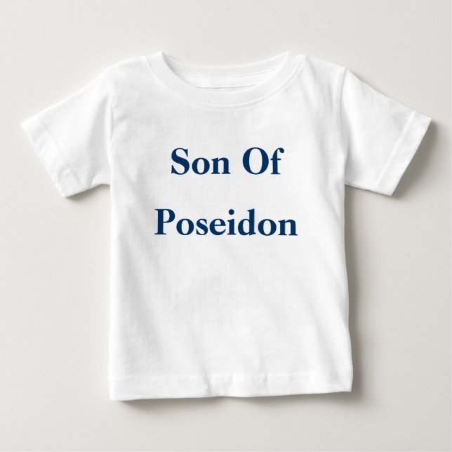Son till Poseidon Baby Shirt Tee (Framsida)
