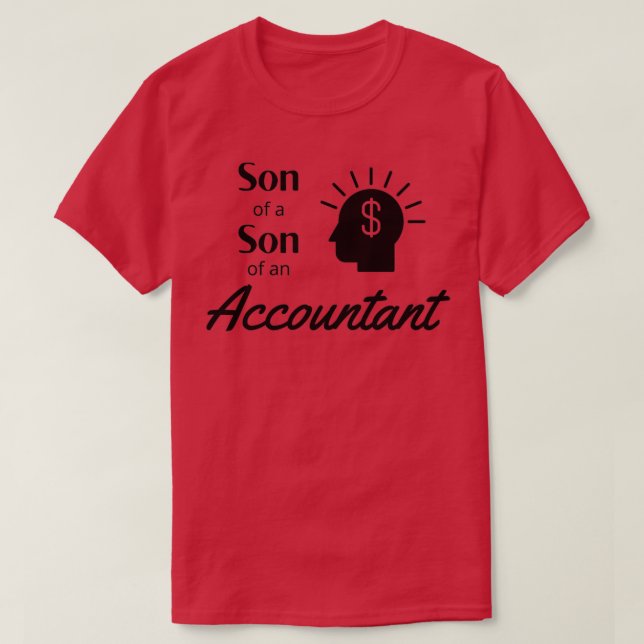 Son till revisor t shirt (Design framsida)
