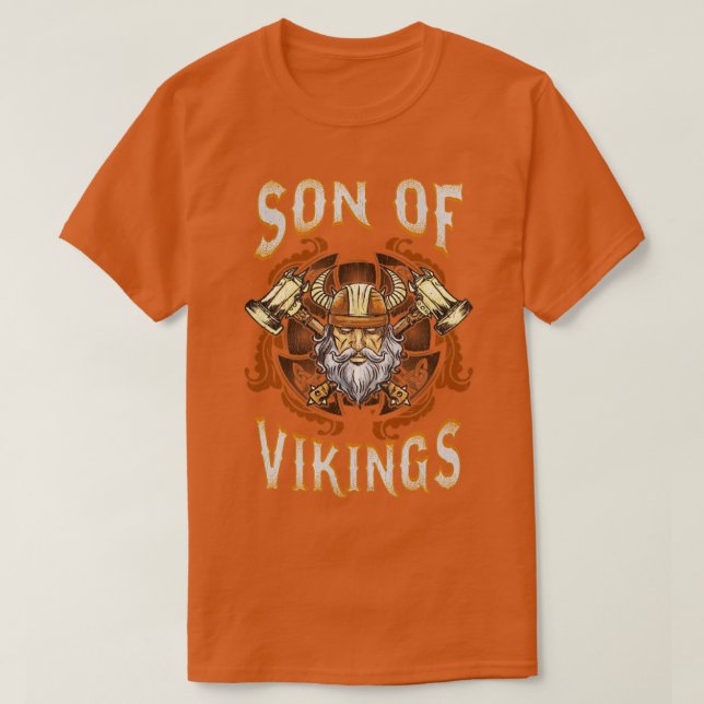 Son till Vikings T Shirt (Design framsida)
