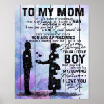 Son To My Mom Letter, Home Decoration, Poster<br><div class="desc">It's a personalized perfect gift for your mom, your mama, your mommy, your mother, your parents, your grandma. It's ideal gifts for all seasons. These products are great for a picnic at the park, snuggling while watching TV, relaxing on the sofa, wall decoration for home or as a stylish bedspread....</div>