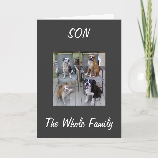 "SON" UTGÅNGSPUNGEN FRÅN FAMILJEN KORT (Framsida)