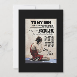Son Wrestling MD Canvas Inbjudningar