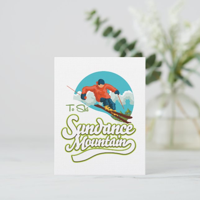 Sönance Mountains ski logotyp (Stående Fram)