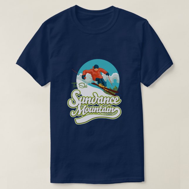 Sönance Mountains ski logotyp T Shirt (Design framsida)