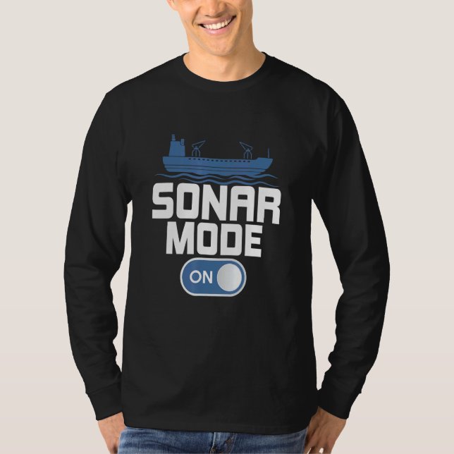 Sonar Mode on Scientist Marine Biology T Shirt (Framsida)