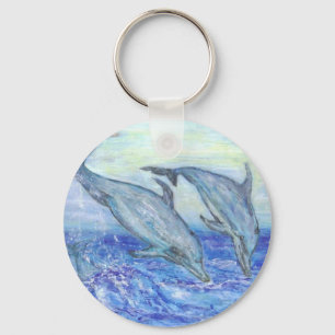 Sonars at Play (Anpassningsbar) Nyckelring