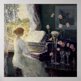 Sonata av Frederick Childe Hassam Poster