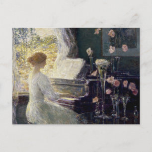 Sonata av Frederick Childe Hassam Vykort