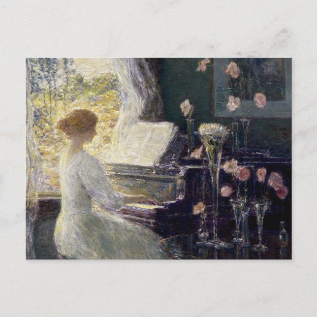 Sonata av Frederick Childe Hassam Vykort (Framsida)